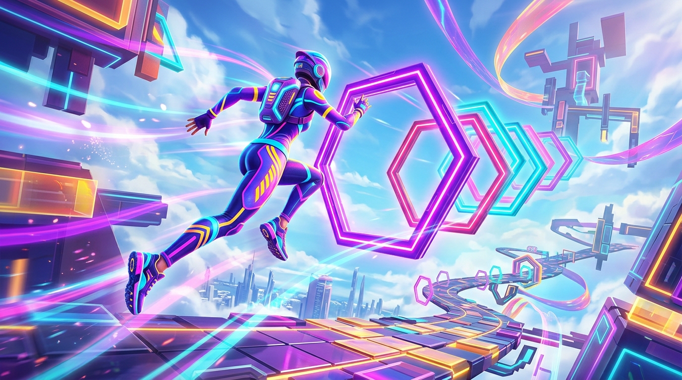 3D RUNNER cinematic game artwork