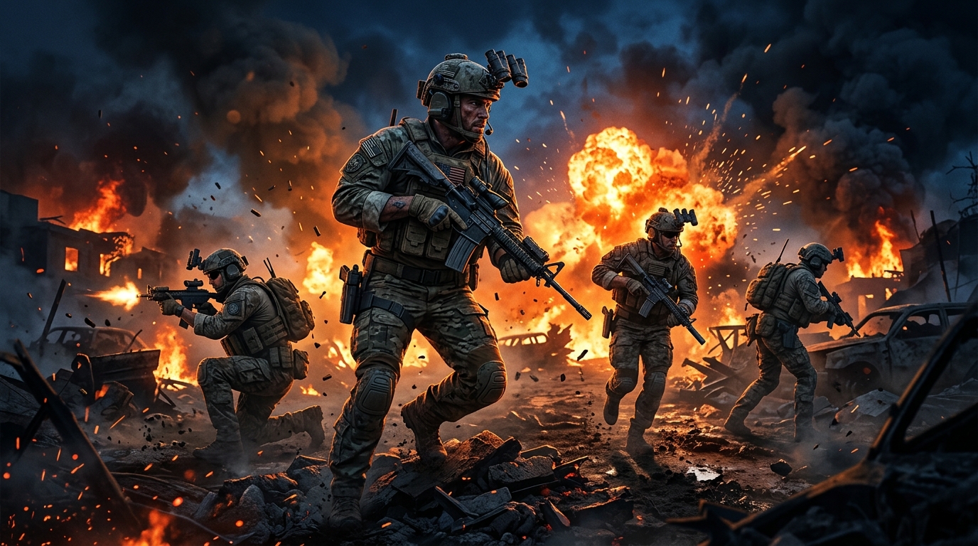 GHAZW ABDEEN cinematic game artwork